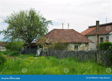 Old house in the village stock photo. Image of building - 257905644