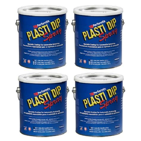 Performix Plasti Dip 10104S Blue Rubber Spray Gallon ( 4 Pack ...