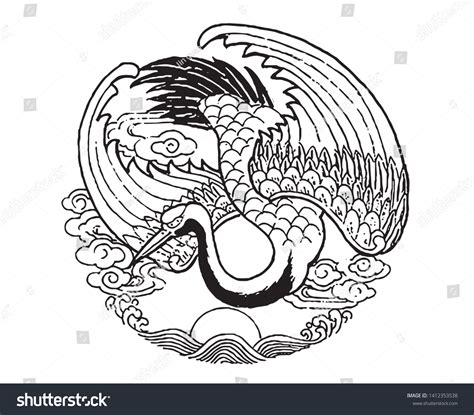 This Vector Illustration Various Mythical Beasts Stock Vector (Royalty ...