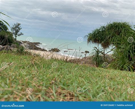 Beach View in Pangkalpinang Indonesia Stock Photo - Image of view ...