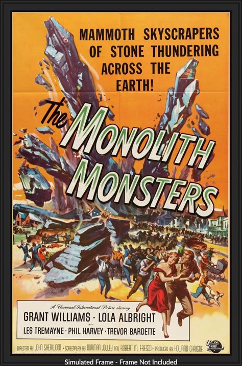 The Monolith Monsters (1957) Original One-Sheet Movie Poster - Original ...