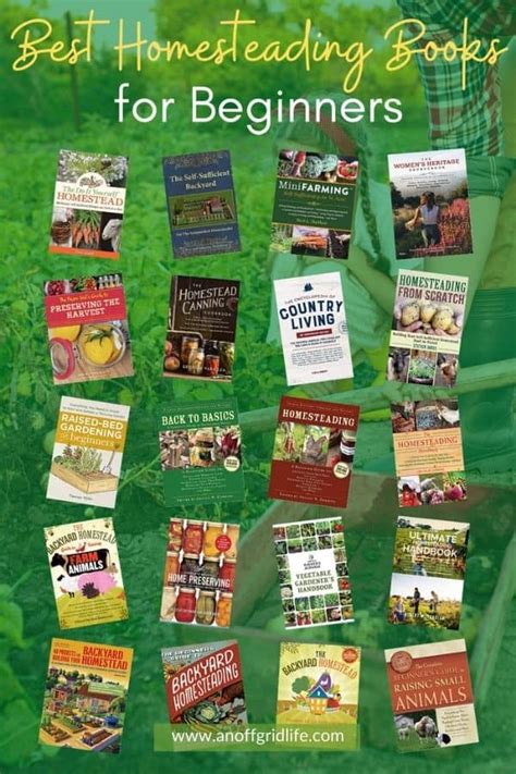 Best Homesteading Books for Beginners - An Off Grid Life