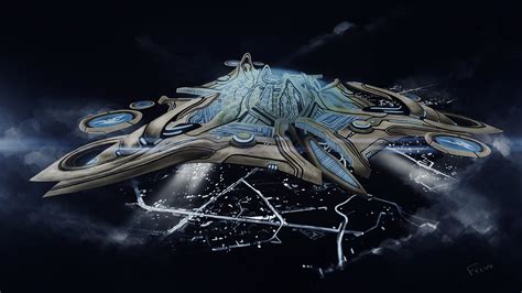 Protoss Mothership by felipevzsouza on DeviantArt