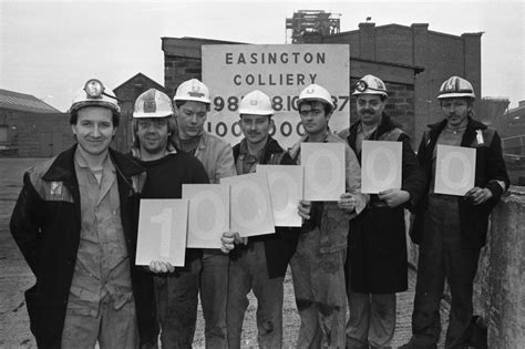 Easington Colliery Miners produced their fastest millionth tonne in 1987.