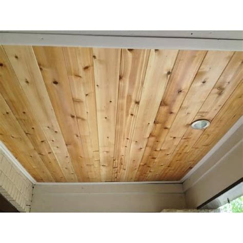 How To Stain Tongue And Groove Cedar Ceiling | Shelly Lighting