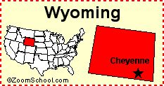 Wyoming Capital Map