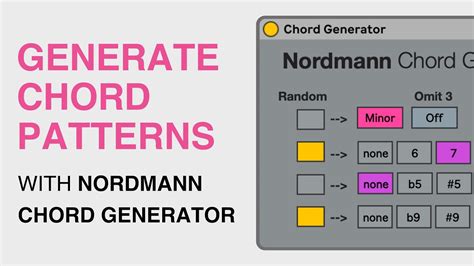 Generate Chord Progressions With The Nordmann Chord Generator Chords - Chordify