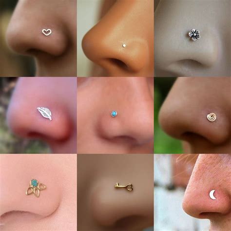 Piercing no nariz: 28 modelos que fogem do usual | Piercinger og Smykker