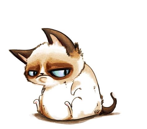 Grumpy Cat by kidbrainer on DeviantArt | Grumpy cat art, Grumpy cat cartoon, Cartoon cat drawing