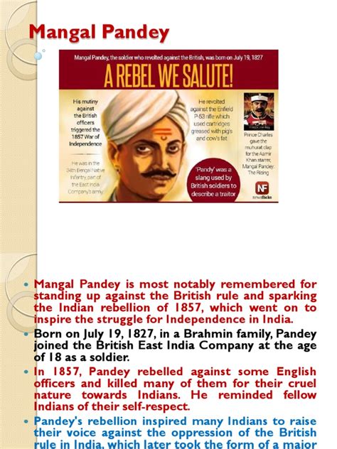 Mangal Pandey and Revolt of 1857 | PDF | Indian Rebellion Of 1857 ...