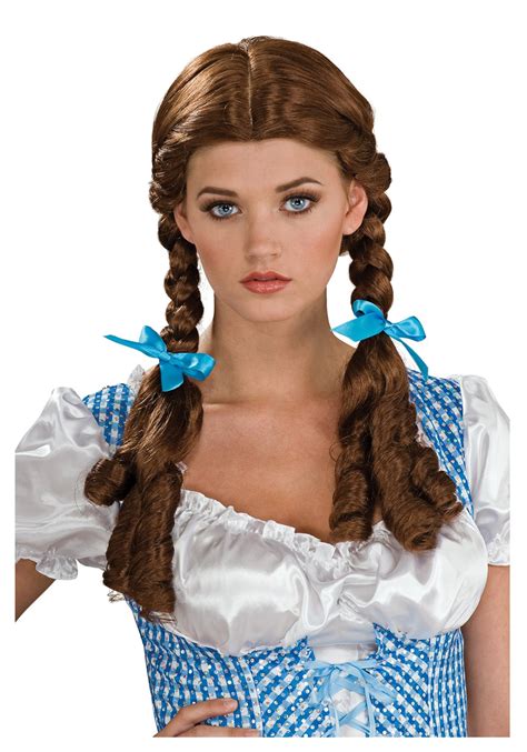 Dorothy Deluxe Wig - Sexy Wizard of Oz Costume Accessories for Halloween