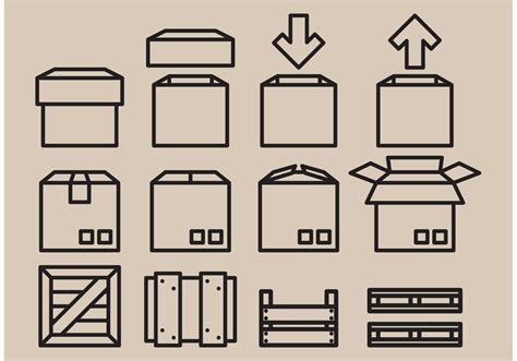 Vector Crates Icons - Download Free Vector Art, Stock Graphics & Images