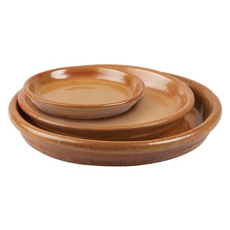 16-in Dia Glazed Ceramic Plant Saucer at Lowes.com