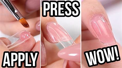 Easy PolyGel Nails Using Dual Forms! - YouTube