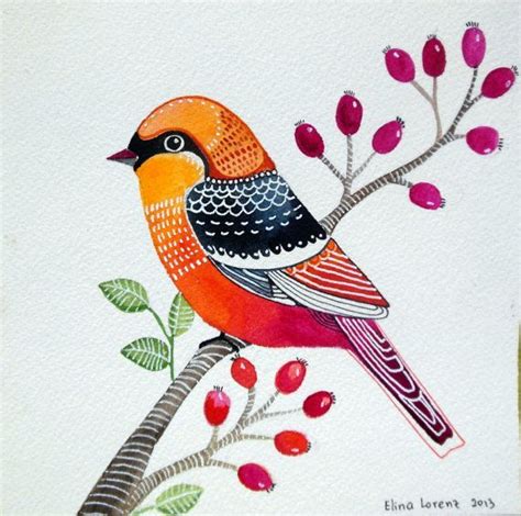 1000+ ideas about Bird Art on Pinterest | Watercolor Bird, Bird ... Madhubani Painting, Folk Art ...