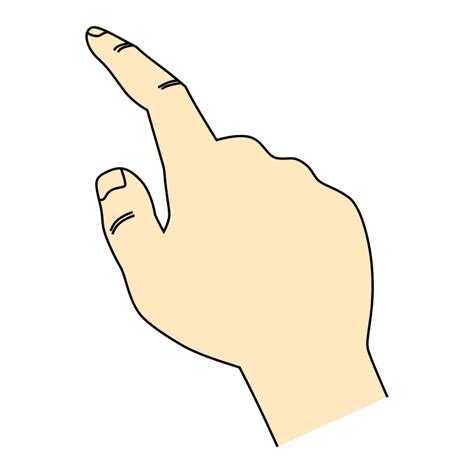 Boy Pointing Finger Cartoon