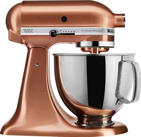 KitchenAid - Custom Metallic Series Tilt-Head Stand Mixer - Satin Copper at Pacific Sales