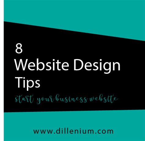 8 Website Design Tips to Design Your Own Website