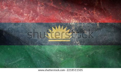 Retro Flag Biafra Africa Grunge Texture Stock Illustration 2218511505 | Shutterstock