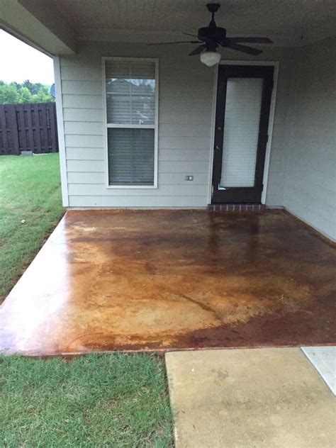 Valspar Etching Stain - Coffee | Concrete stain patio, Patio stain ...