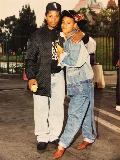 Eazy-E and Jada Pinkett Smith, 1990s. : r/OldSchoolCool