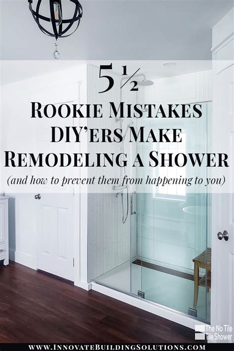 DIY Shower Remodeling Tips to Save Time and Money –Innovate Building ...