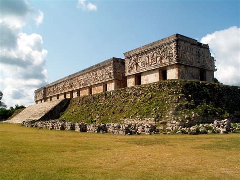 Uxmal Mayan Archaeological Site in Merida, Mexico