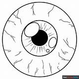 Eyes Coloring Pages For Kids sketch template