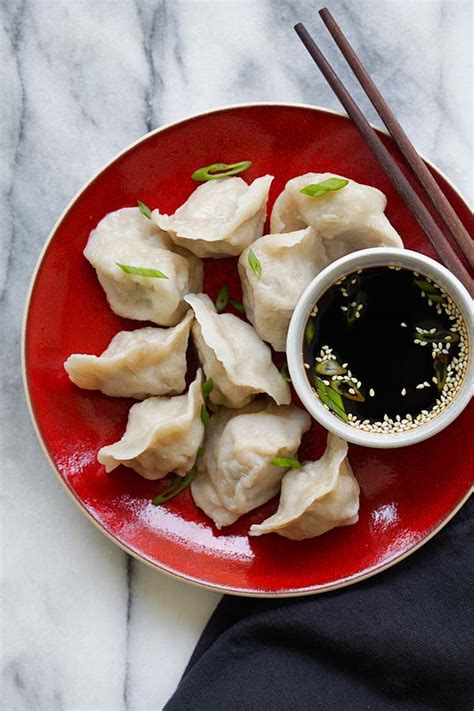 Pork and Chive Dumplings | Easy Delicious Recipes