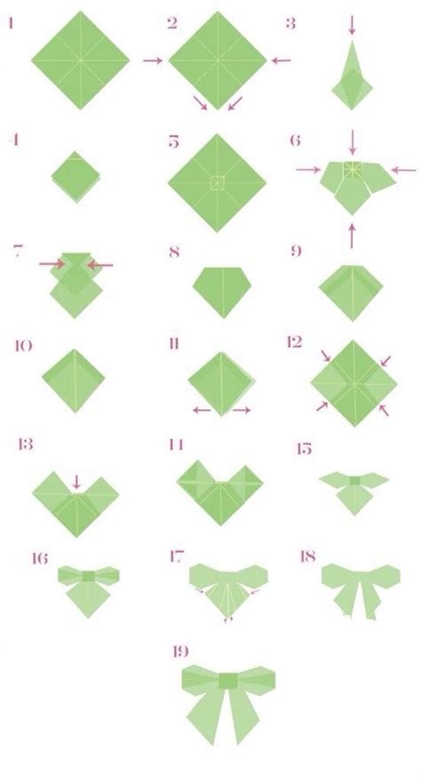 Origami Bow Tutorial! | Origami bow, Paper crafts origami, Origami easy