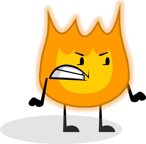 BFDI Firey Because He's Angry And Mad by convbobcat on DeviantArt