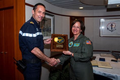 Vice Adm. Lisa Franchetti Visits CDG