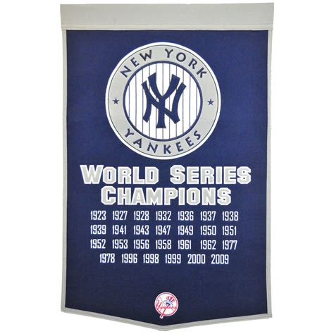 NEW YORK YANKEES World Series Champions Dynasty Banner - Bob’s Stores
