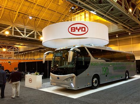 BYD Unveils World's First Battery Electric Coach Bus