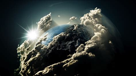 Earth, Clouds, Planet, Abstract Wallpapers HD / Desktop and Mobile Backgrounds