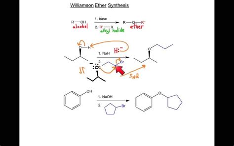 Williamson Ether Synthesis | Organic chemistry, Ethereal, Basic facts