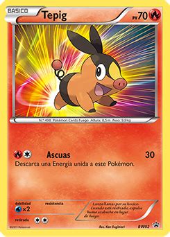 Tepig | BW—Cartas de promoción | Base de datos de cartas de JCC | Pokemon.es