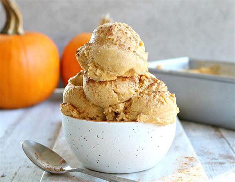 Easy Pumpkin Spice Ice Cream (Made in a Blender!) | Paleo, Dairy Free