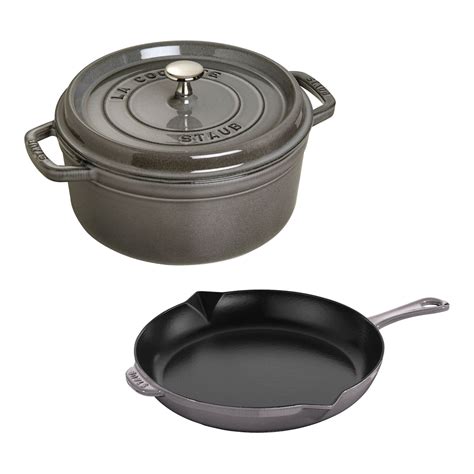 Staub Cast Iron 3-pc, Mixed set, graphite grey | Official ZWILLING Shop