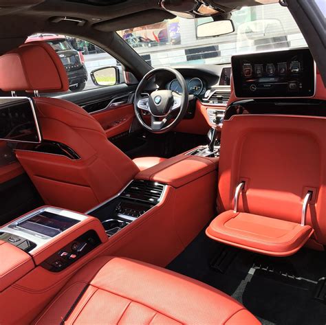 Bmw 750 Red Interior