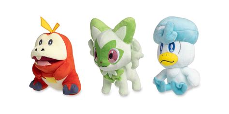 Official Pokémon Scarlet & Violet Starter Plushes Available Now