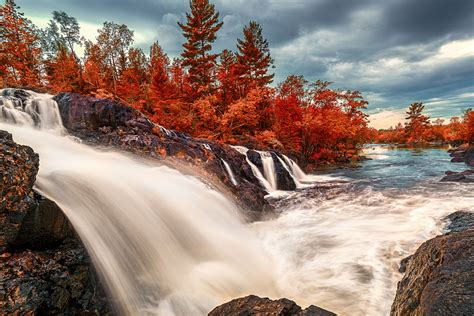 The 70 feet drop - The Kawishiwi Falls in Ely, Minnesota. The full size photo… | Minnesota ...