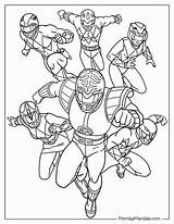 Power Rangers Coloring Pages Ranger Pink Colouring Mighty Morphin  sketch template