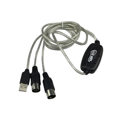 USB to MIDI Keyword PC Interface Adapter Cable Cord USB MIDI Converter adapter For PC Computer ...