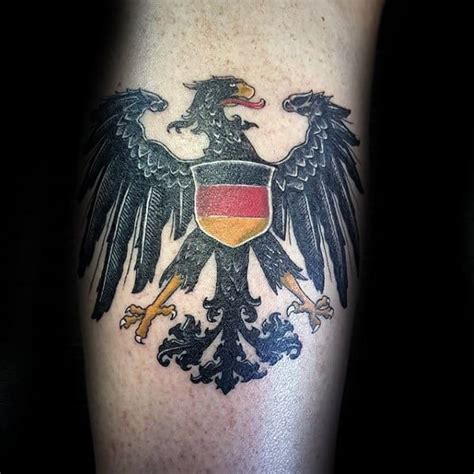 50 German Eagle Tattoo Designs For Men - Germany Ink Ideas