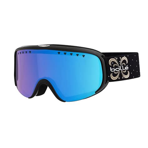 Bolle Scarlett Ski Goggle in Shiny Black Night with Photochromic Blue