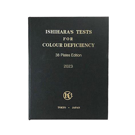 Buy Lerpwige Color Blindness Ishihara Testing Charts Optometry Color Deficiency Test Book with ...