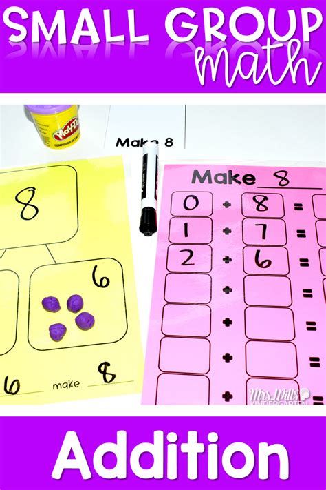 Kindergarten small group math activities. Check out these great ideas for your classroom or ...