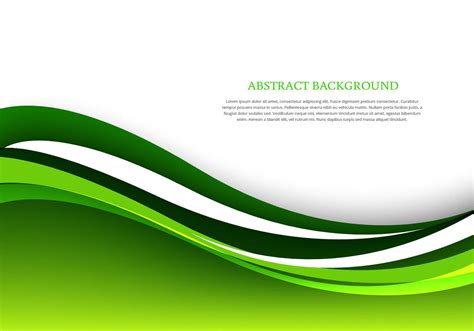 Green abstract wave background 97327 Vector Art at Vecteezy