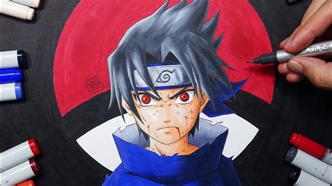 Drawing Of Sasuke Uchiha - Autocad Space